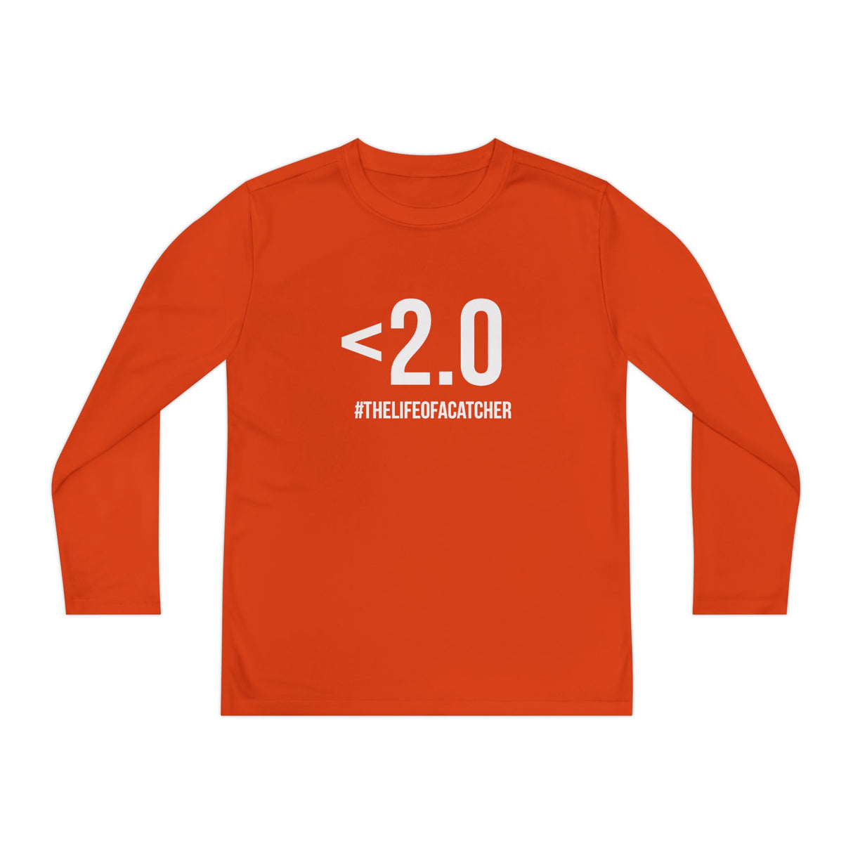 Drop Your Pop <2.0 Youth Long Sleeve T-Shirt - Orange