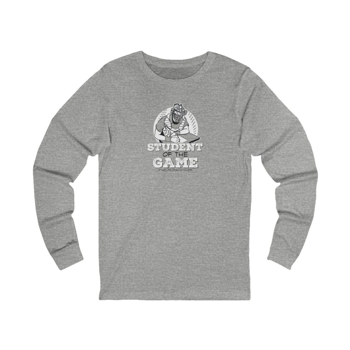 Student Of The Game Unisex Jersey Long Sleeve Tee grey