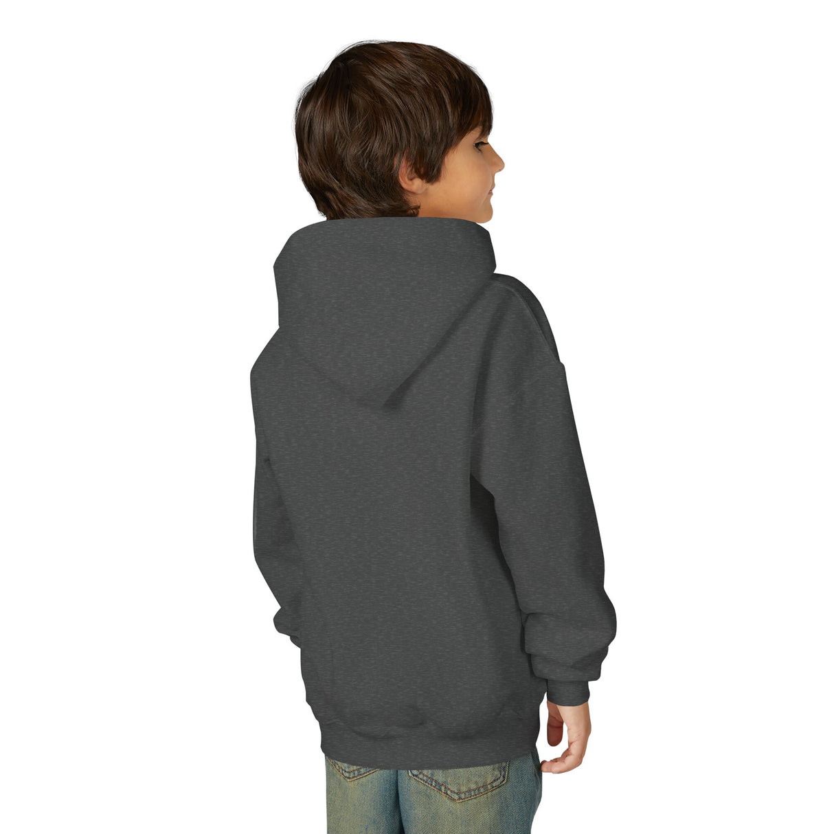 Blocking Machine Youth Hoodie grey