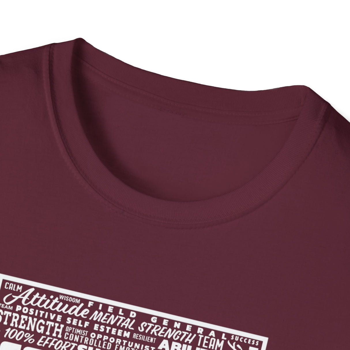 Confidence Unisex T-Shirt - Maroon Collar