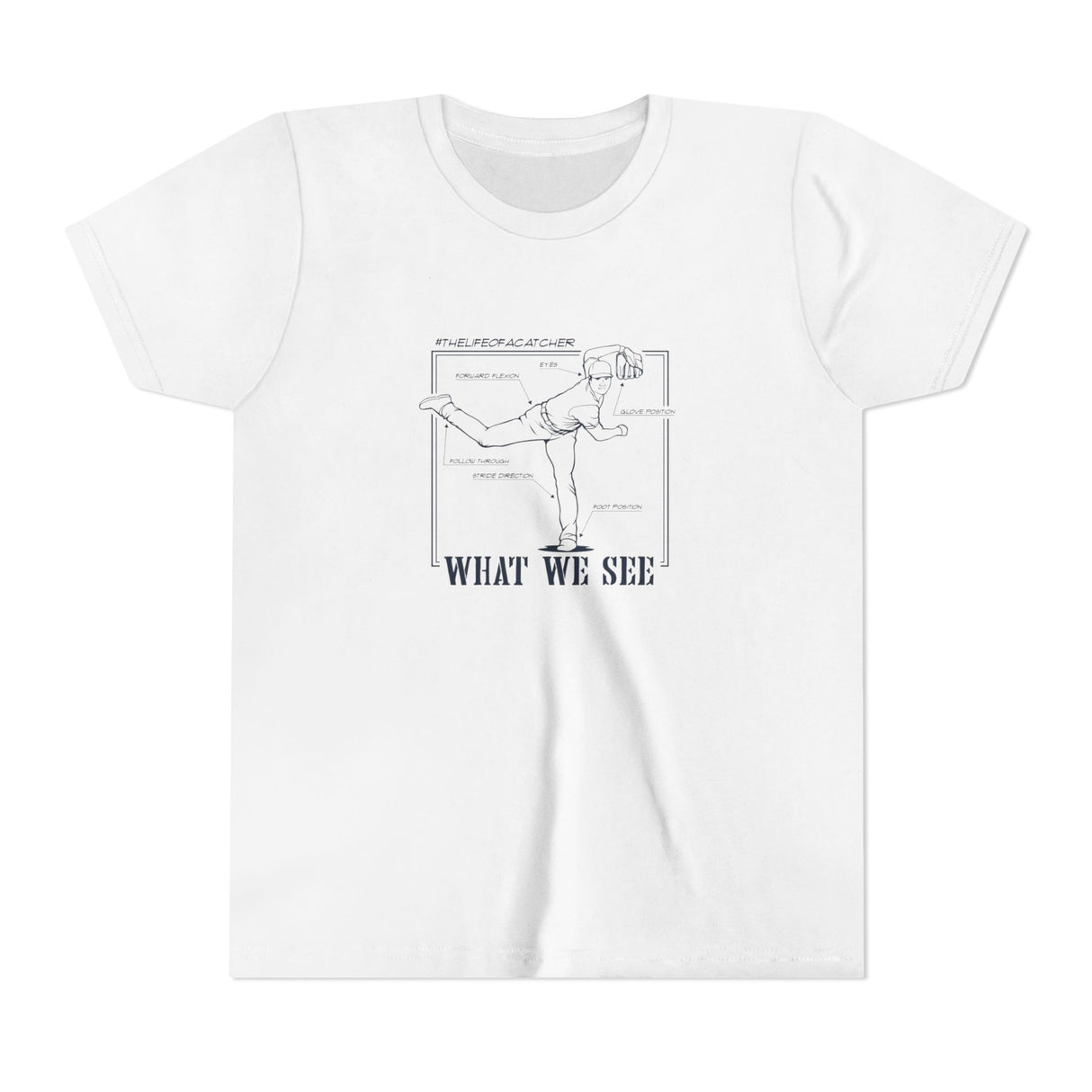 What We See Youth T-Shirt White