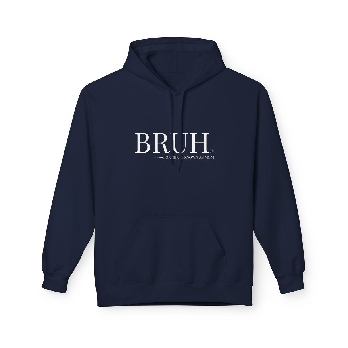 Bruh: Formerly Known As Mom Unisex Sweatshirt Unisex Hoodie - Navy