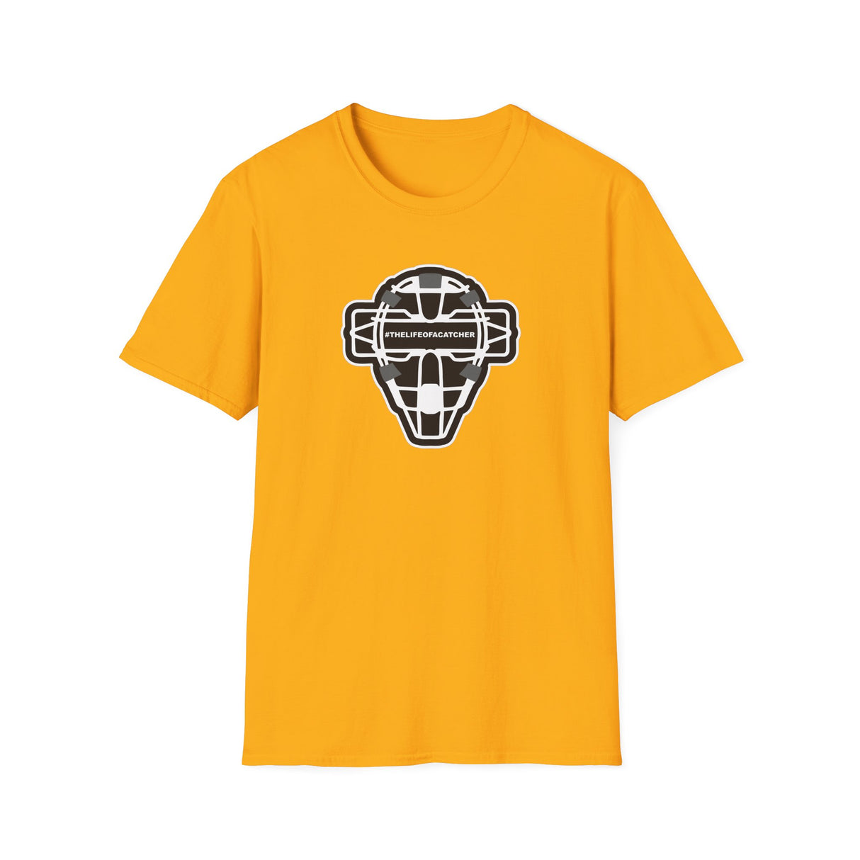 The Catching Guy Logo Mask Unisex T-Shirt - Gold