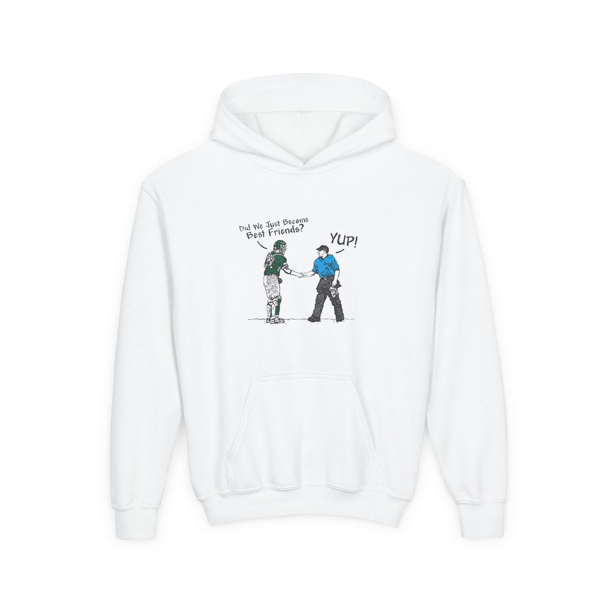 Best Friends Youth Hoodie white