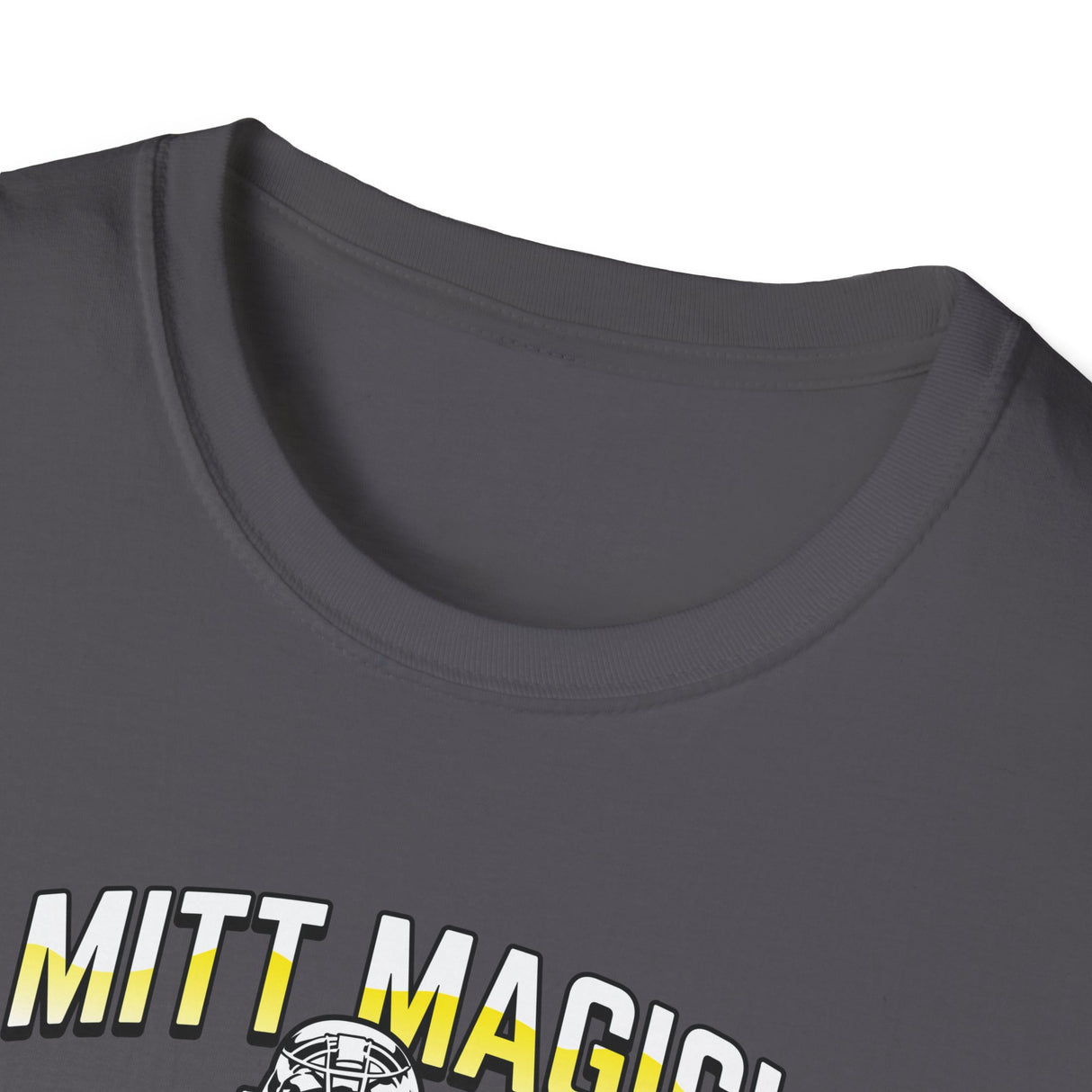 Mitt Magic Unisex T-Shirt - Charcoal Collar