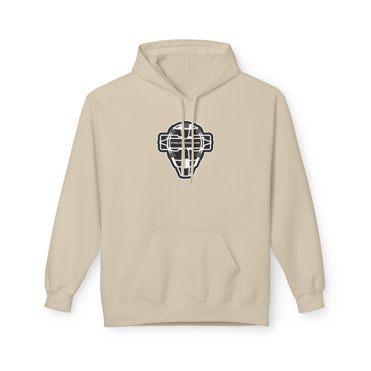 The Catching Guy Logo Mask Unisex Hoodie - Sand