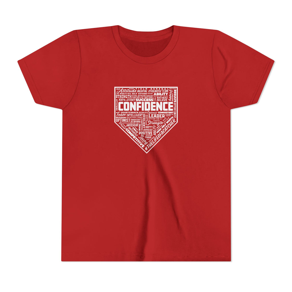 Confidence Youth T-Shirt - Red