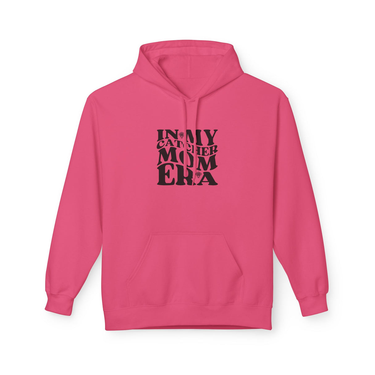 In My Catcher Mom Era Unisex Hoodie - Pink Lemonade
