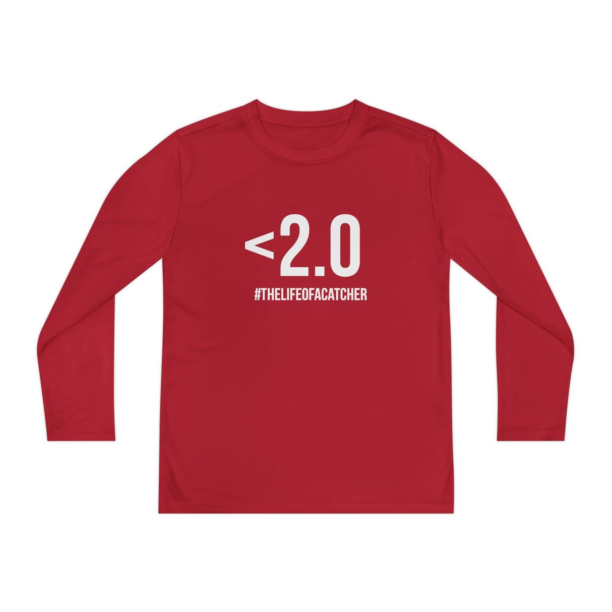 Drop Your Pop <2.0 Youth Long Sleeve T-Shirt - Red