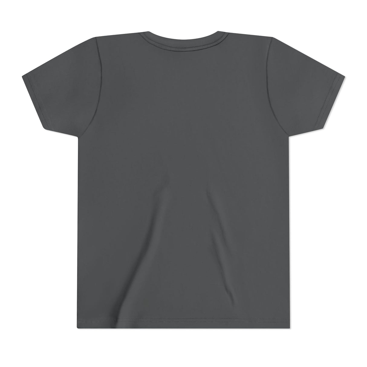We Don't Skip Leg Day Youth T-Shirt - Charcoal Back