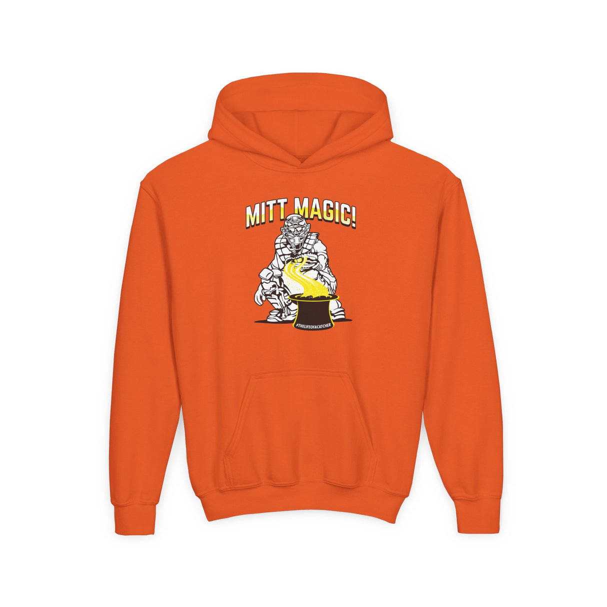 Mitt Magic Youth Hoodie Orange