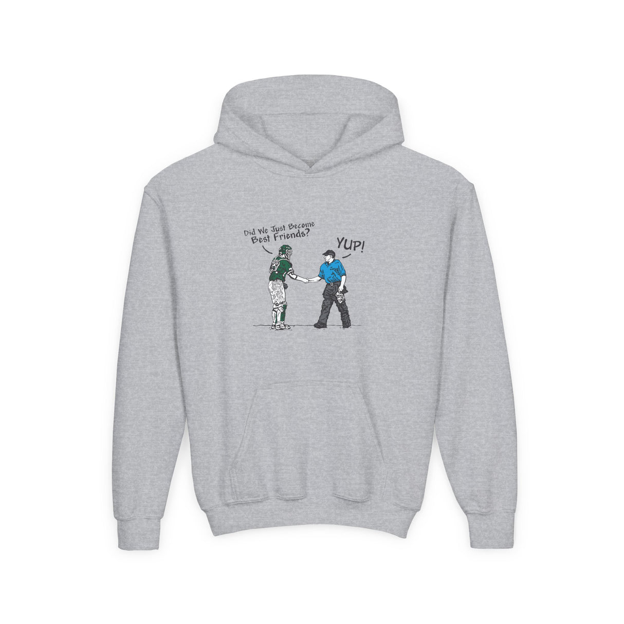 Best Friends Youth Hoodie grey