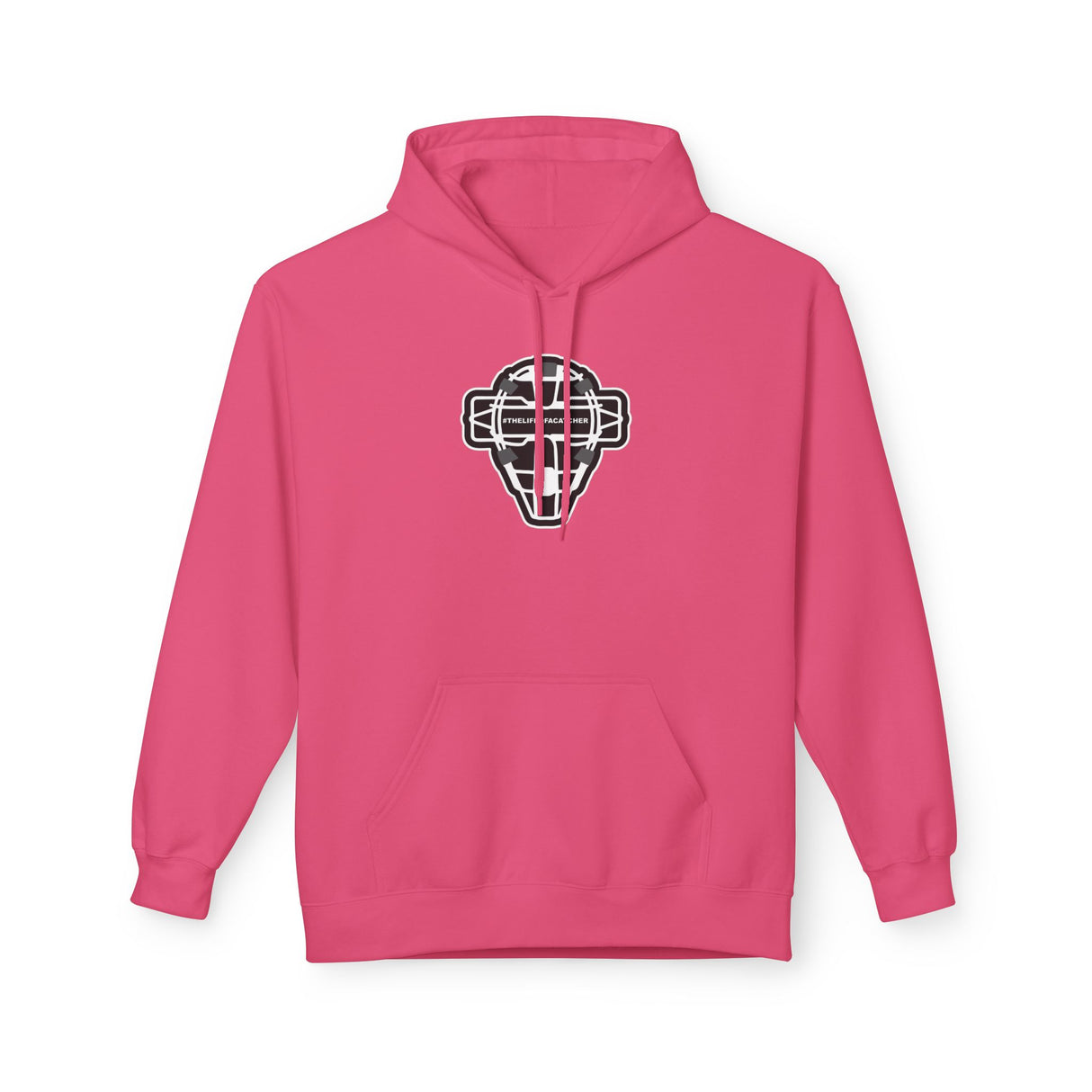 The Catching Guy Logo Mask Unisex Hoodie - Pink Lemonade