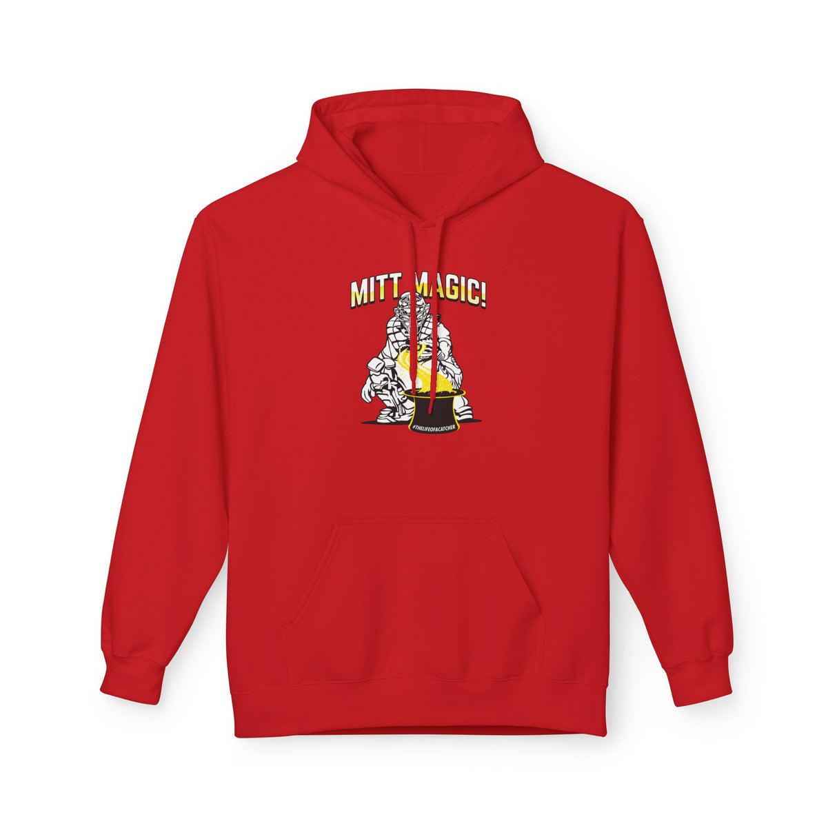 Mitt Magic Unisex Hoodie - Red