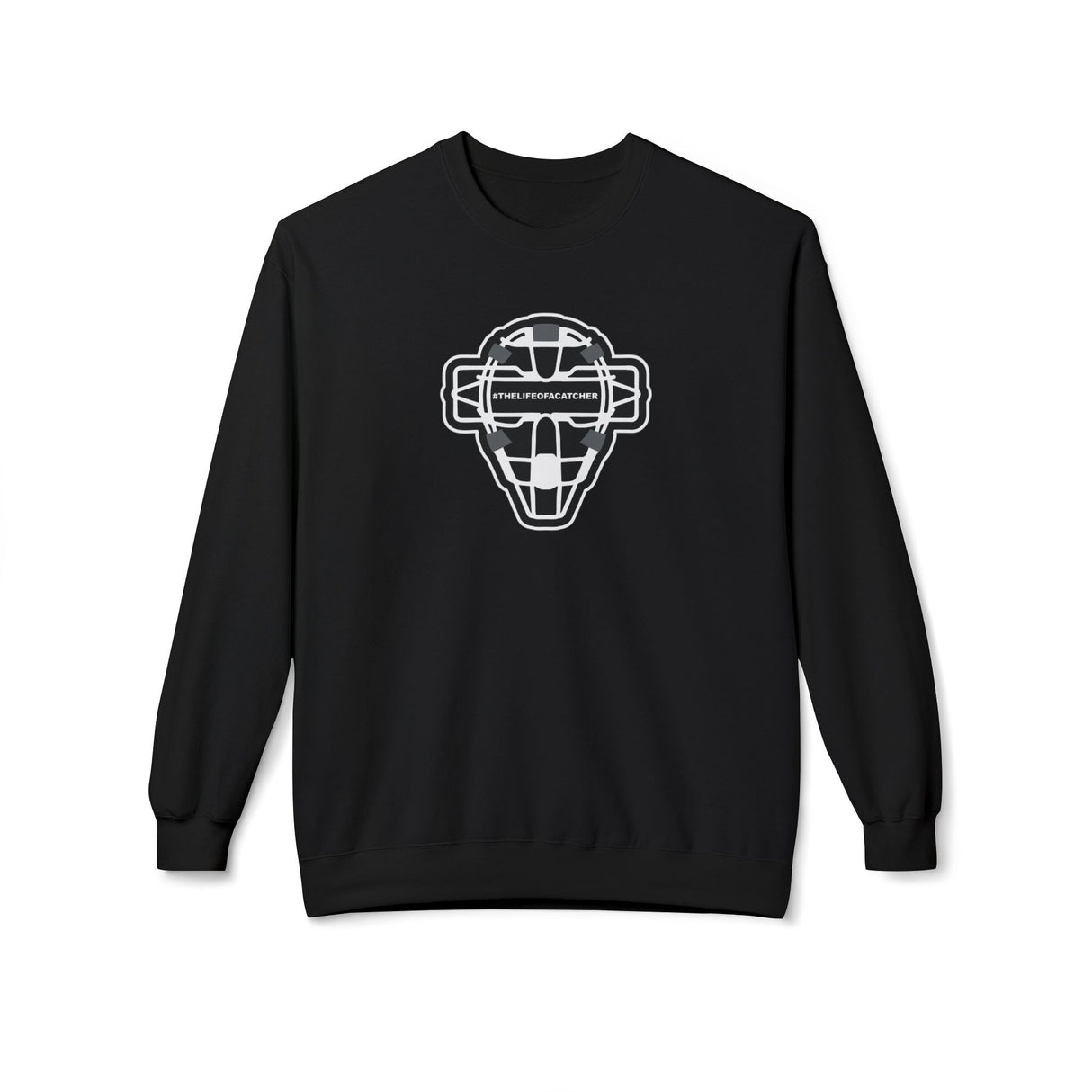 The Catching Guy Logo Mask Unisex Sweatshirt - Black Front