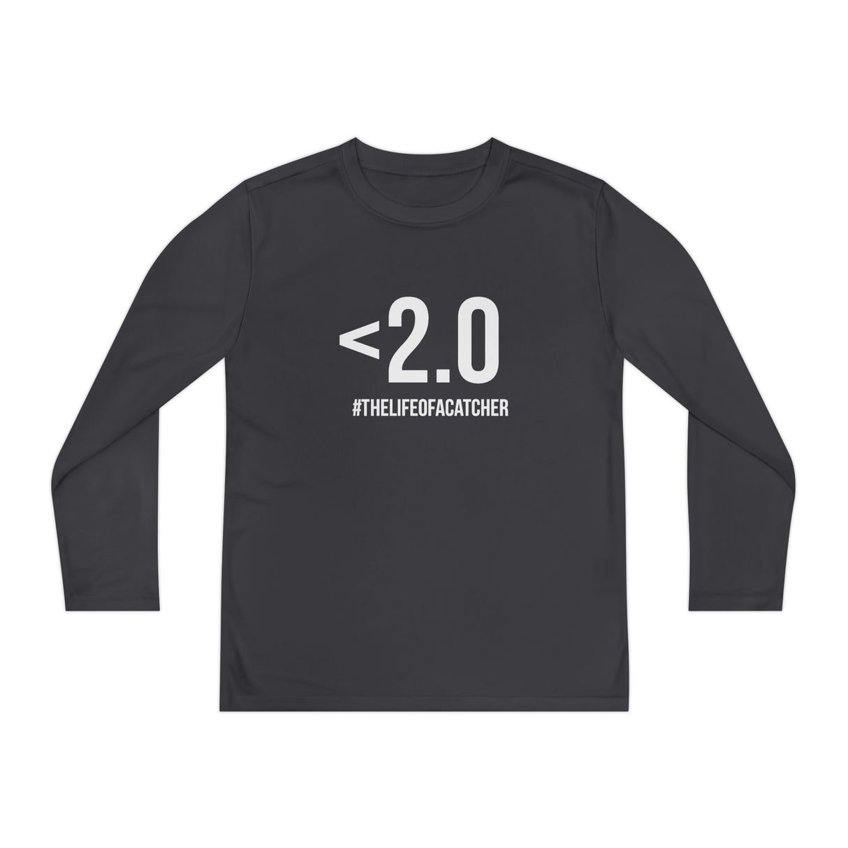 Drop Your Pop <2.0 Youth Long Sleeve T-Shirt - Charcoal
