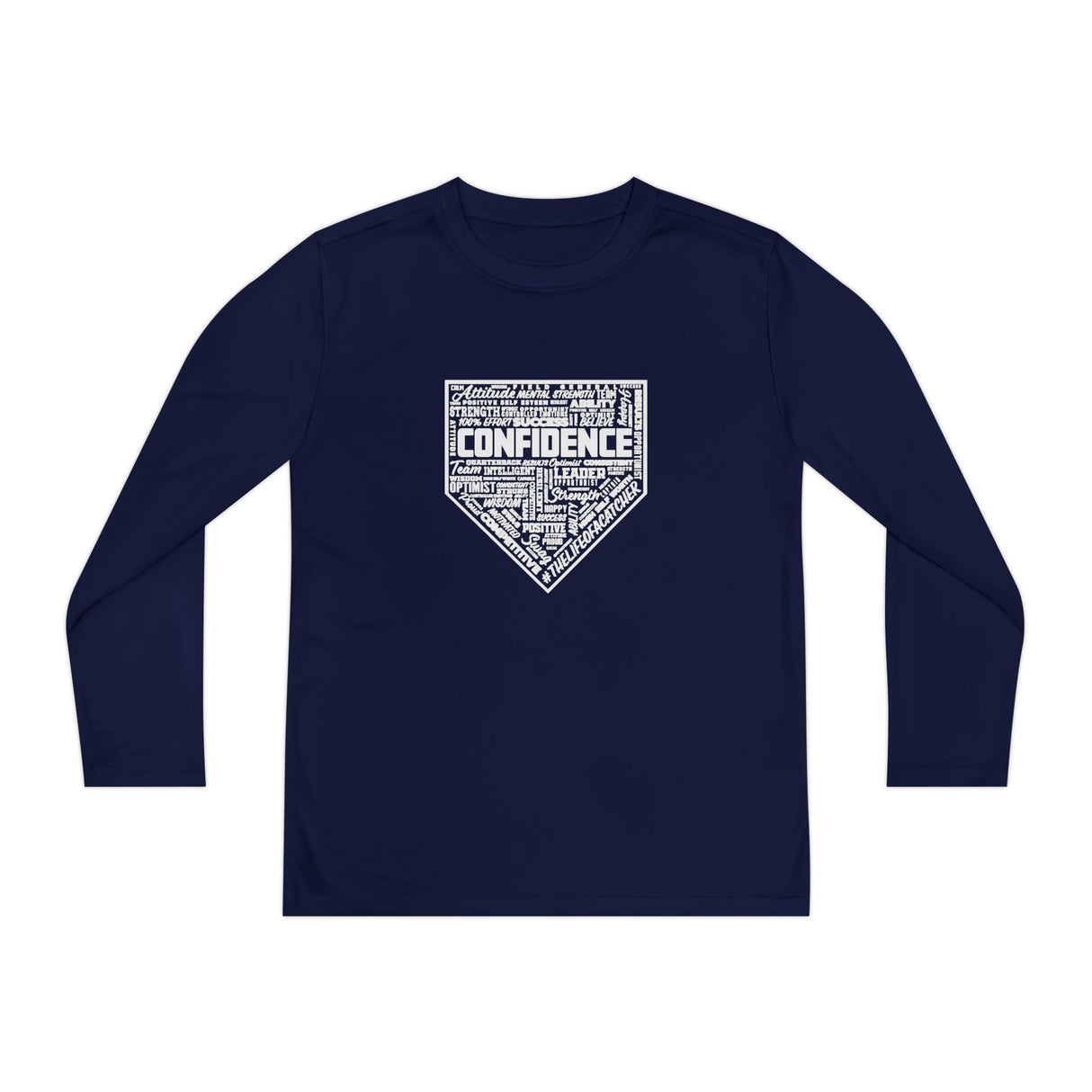 Confidence Youth Long Sleeve T-Shirt - Navy