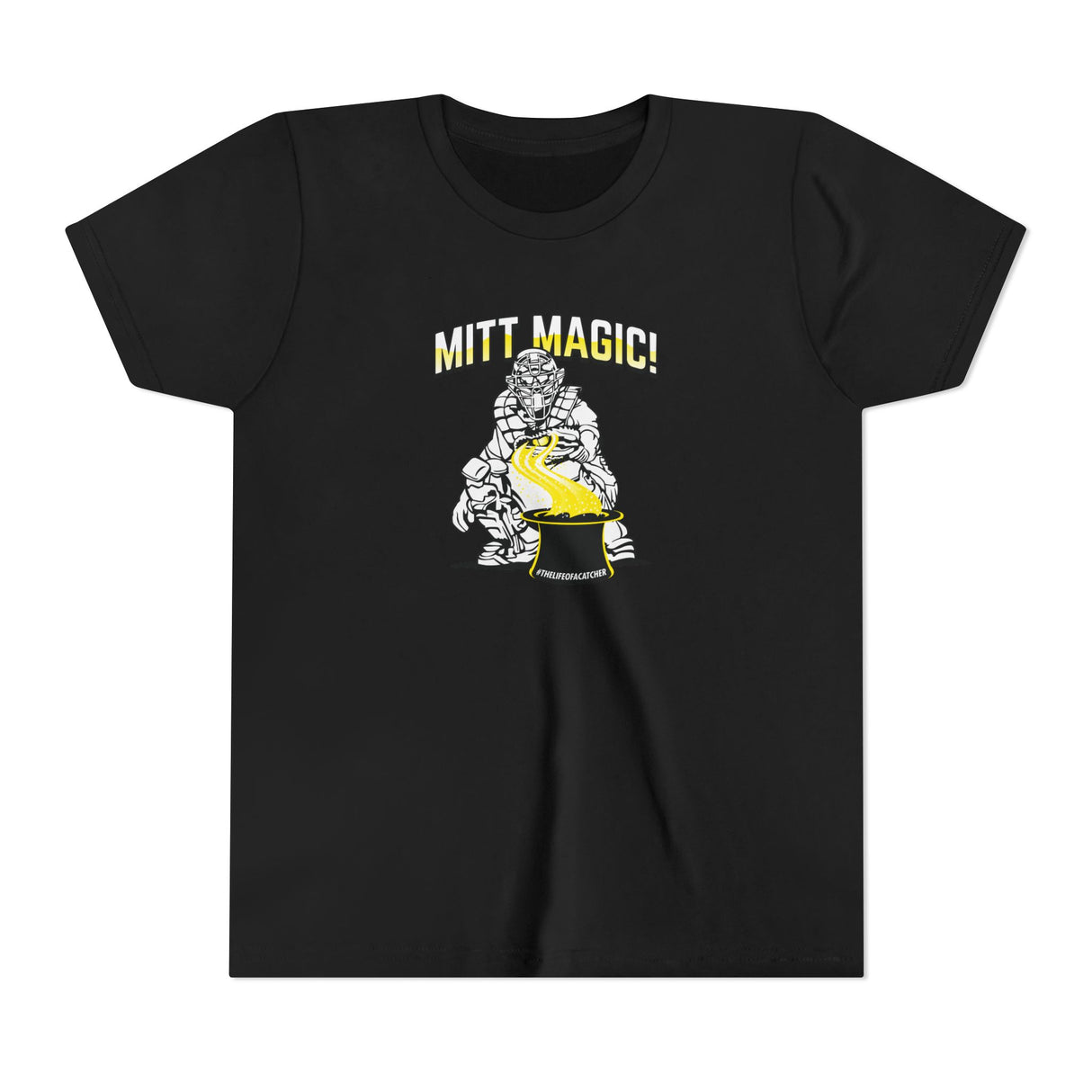 Mitt Magic Youth T-Shirt - Black