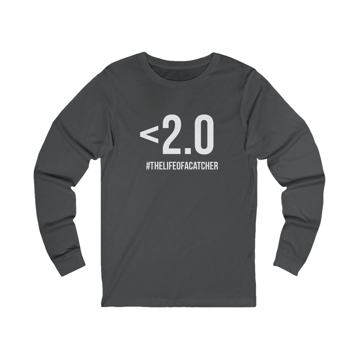 Drop Your Pop <2.0 Unisex Jersey Long Sleeve Tee - Asphalt