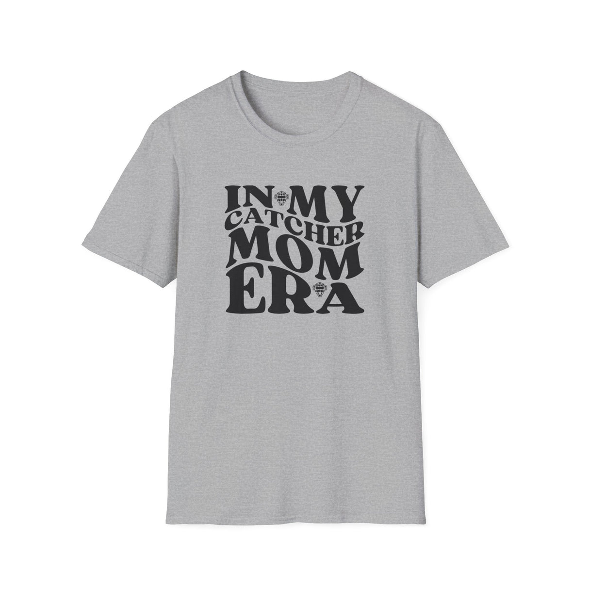 In My Catcher Mom Era Unisex T-Shirt - Sport Grey