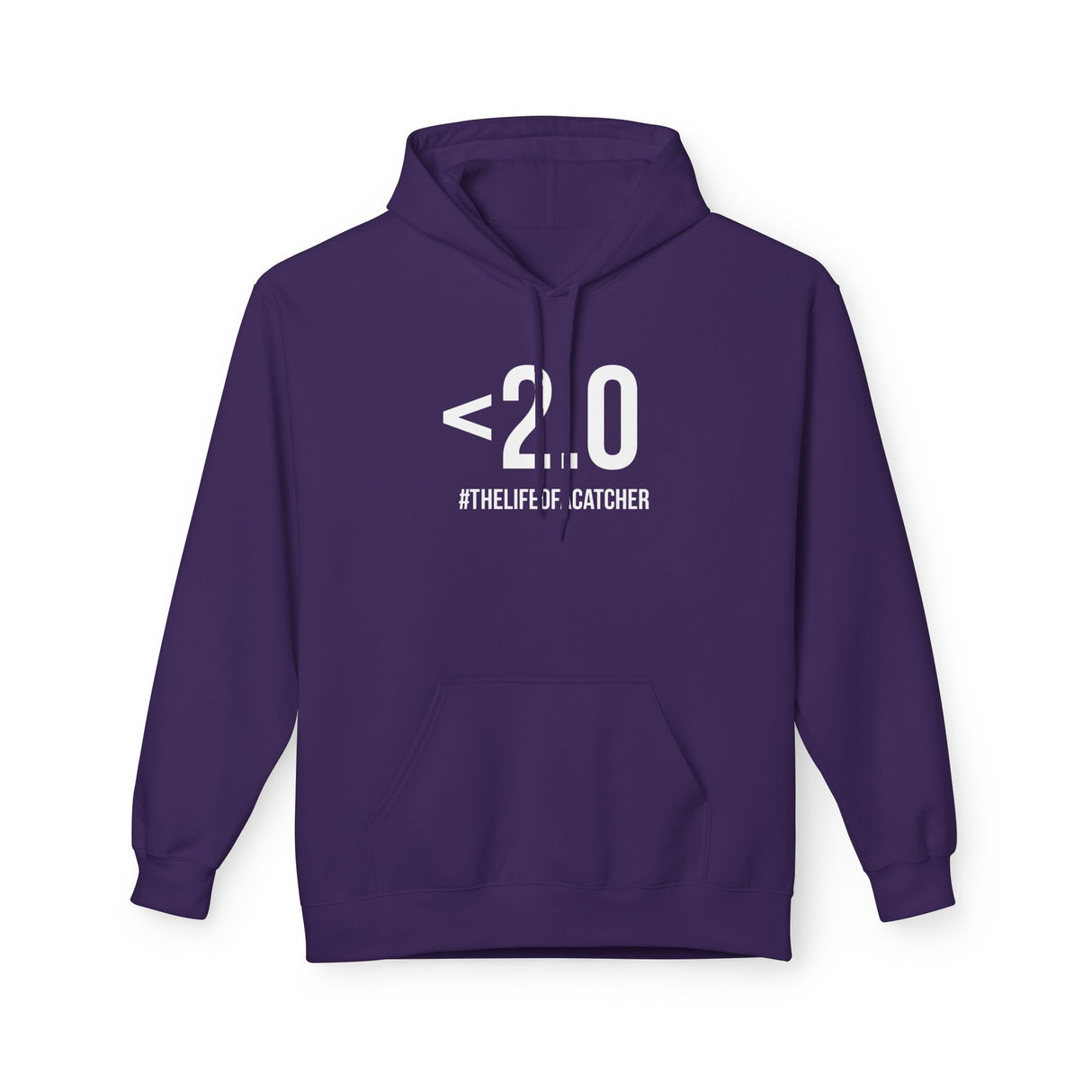 Drop Your Pop <2.0 Unisex Hoodie - Purple Front