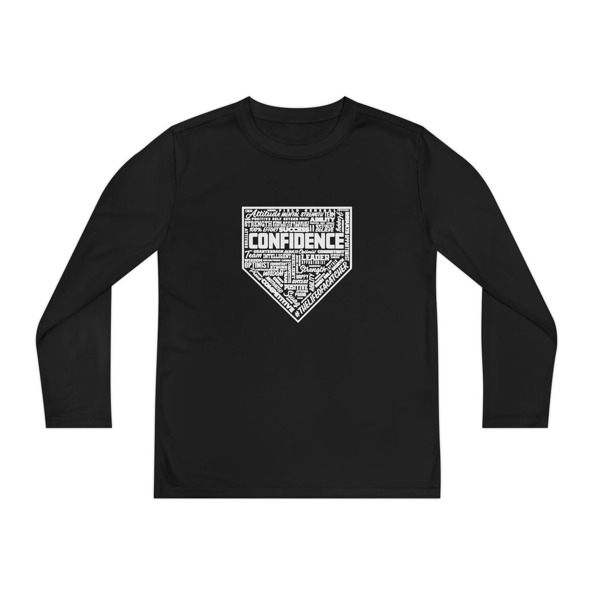 Confidence Youth Long Sleeve T-Shirt - Black