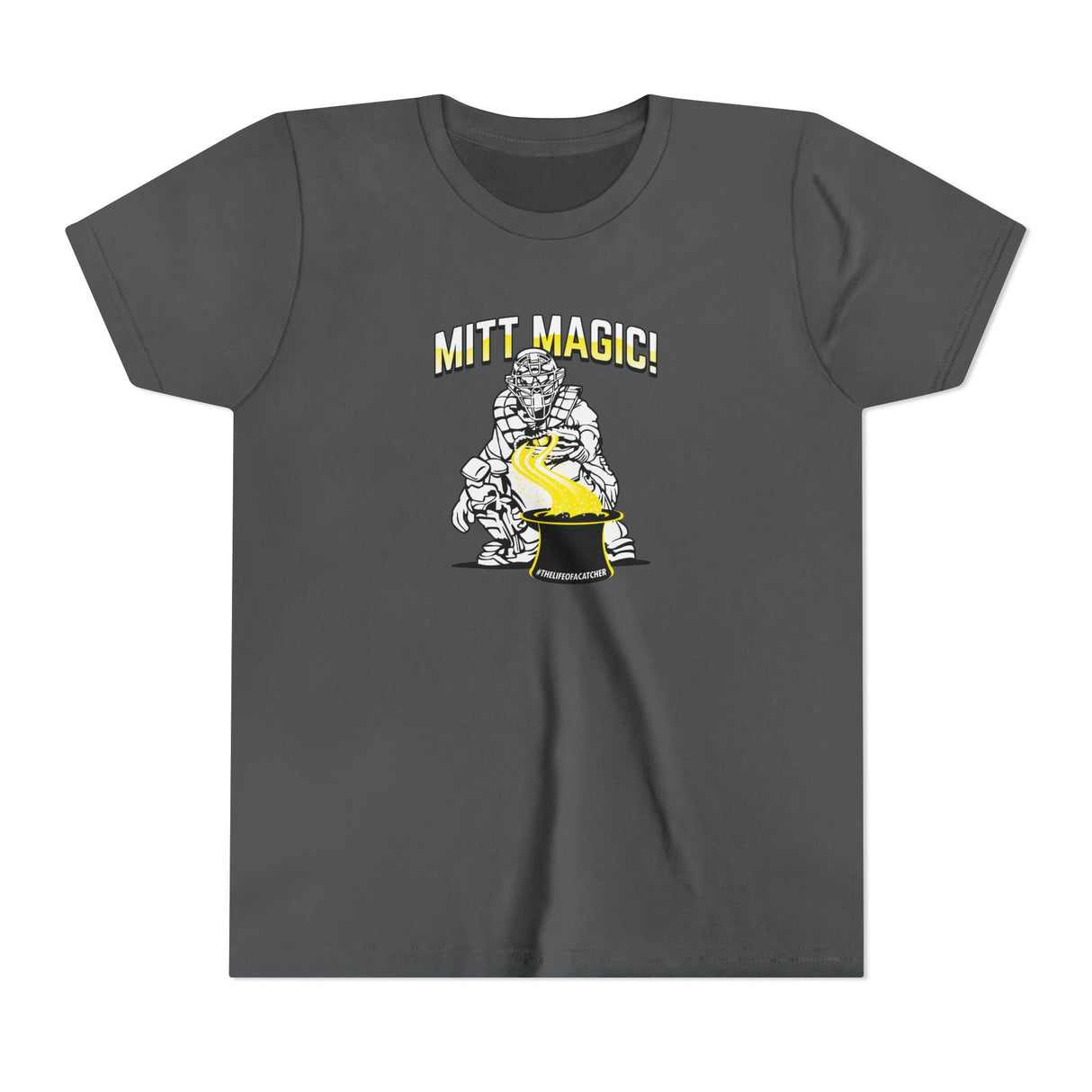 Mitt Magic Youth T-Shirt - Charcoal