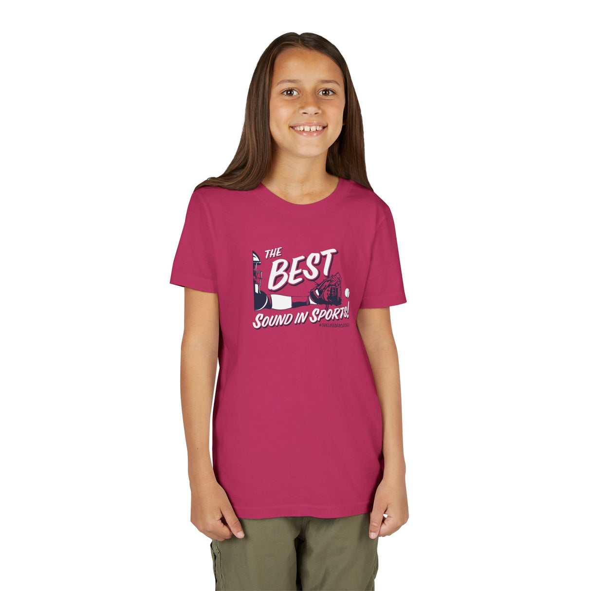 The Best Sound In Sports Youth T-Shirt girl