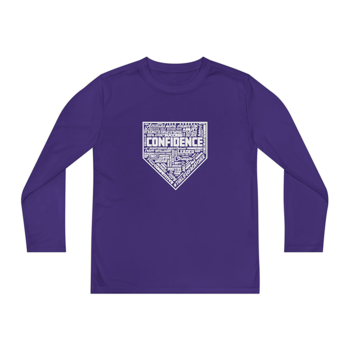 Confidence Youth Long Sleeve T-Shirt - Purple