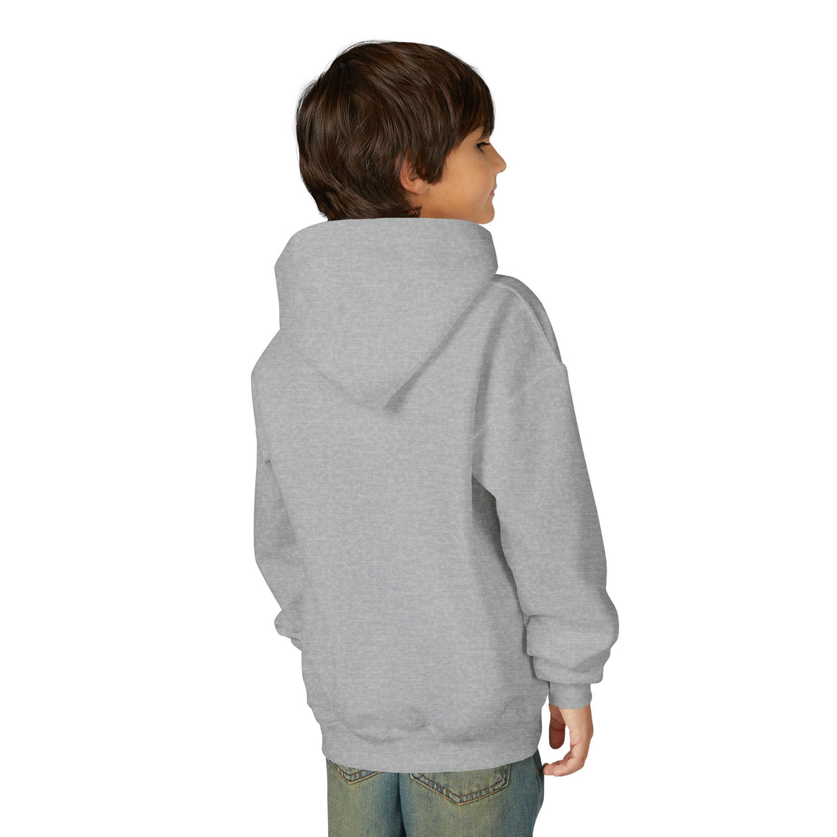 Blocking Machine Youth Hoodie grey