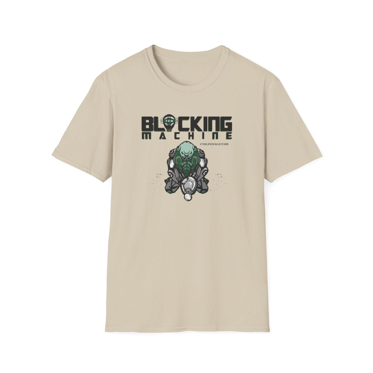 Blocking Machine Unisex T-Shirt - Sand