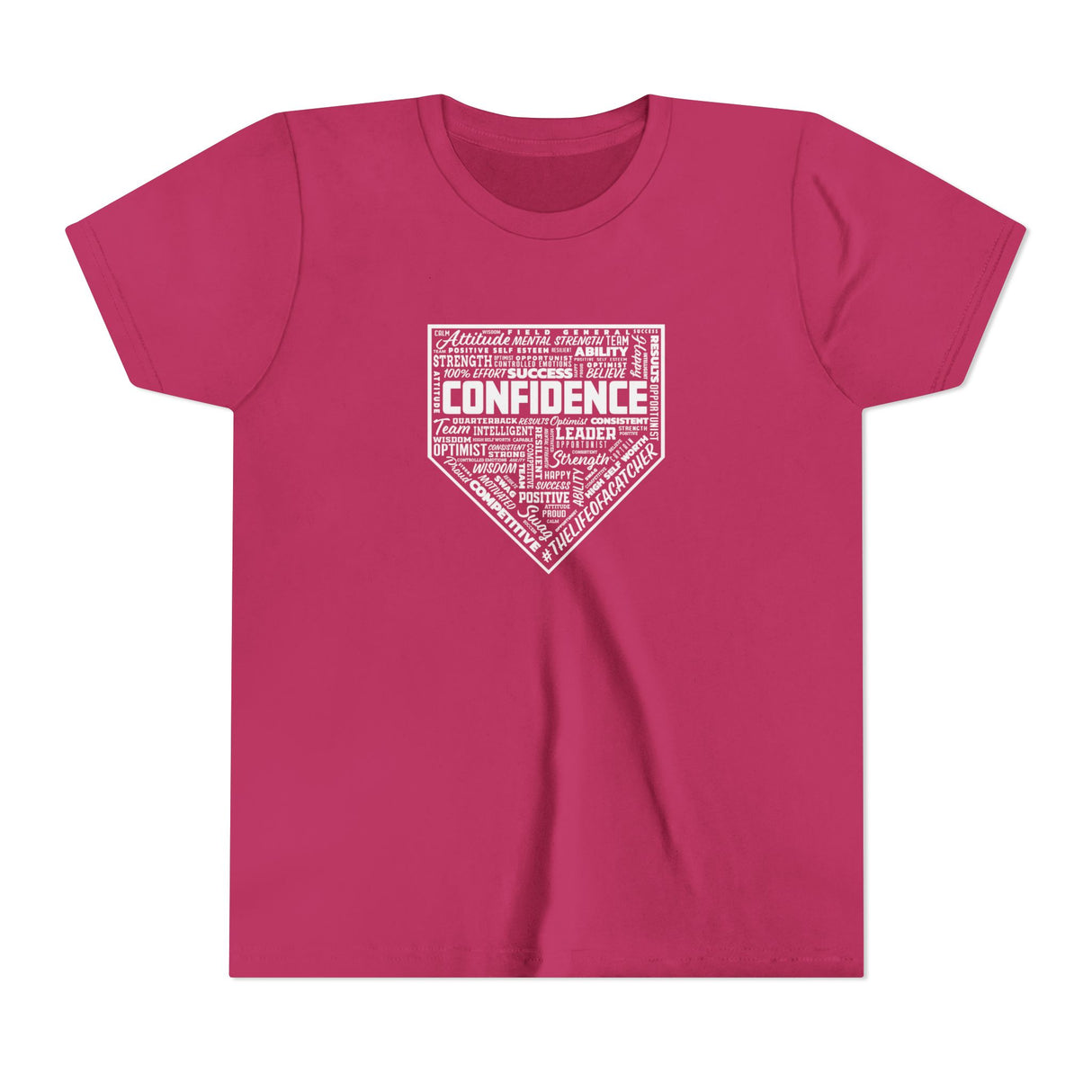 Confidence Youth T-Shirt - Berry