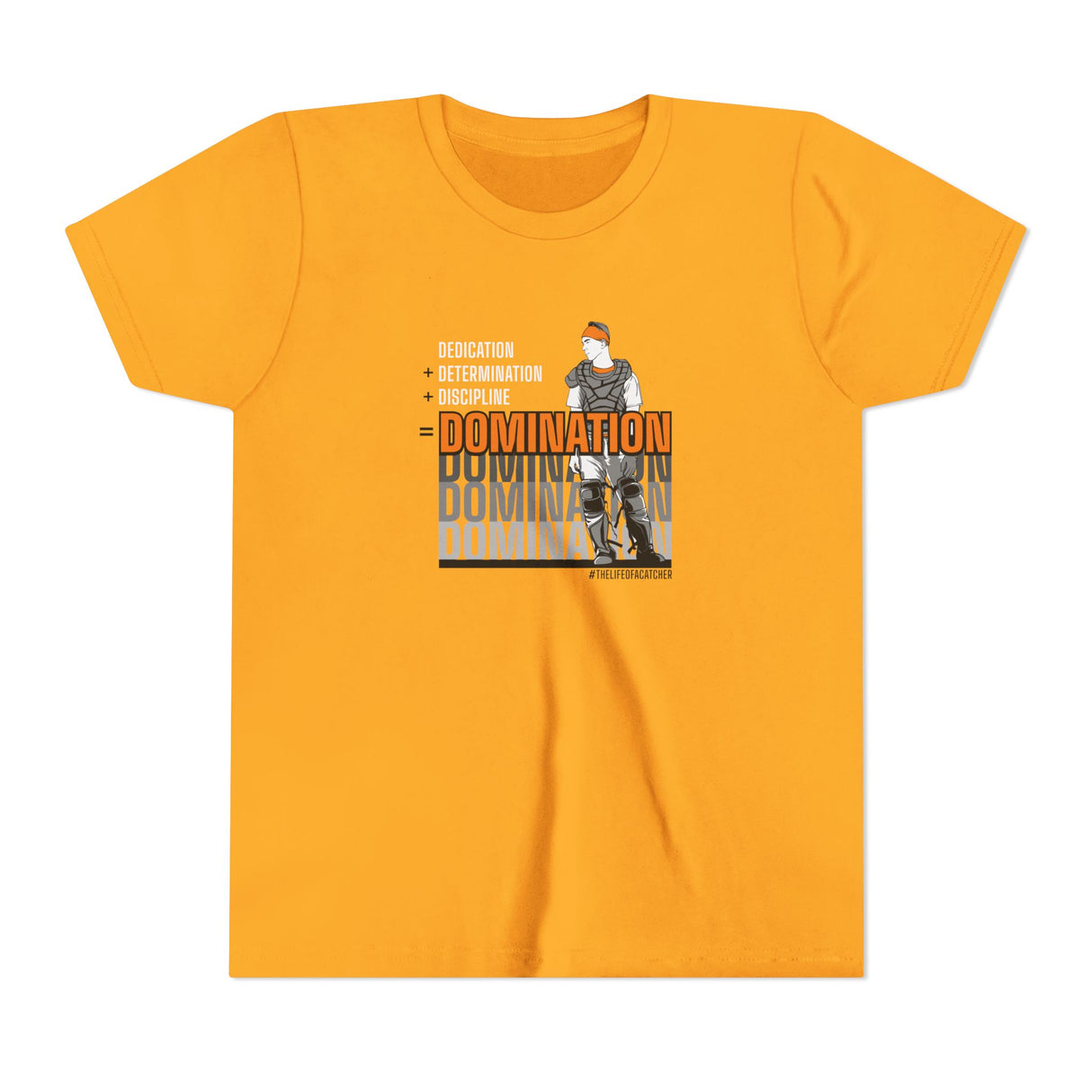 Domination Youth T-Shirt gold