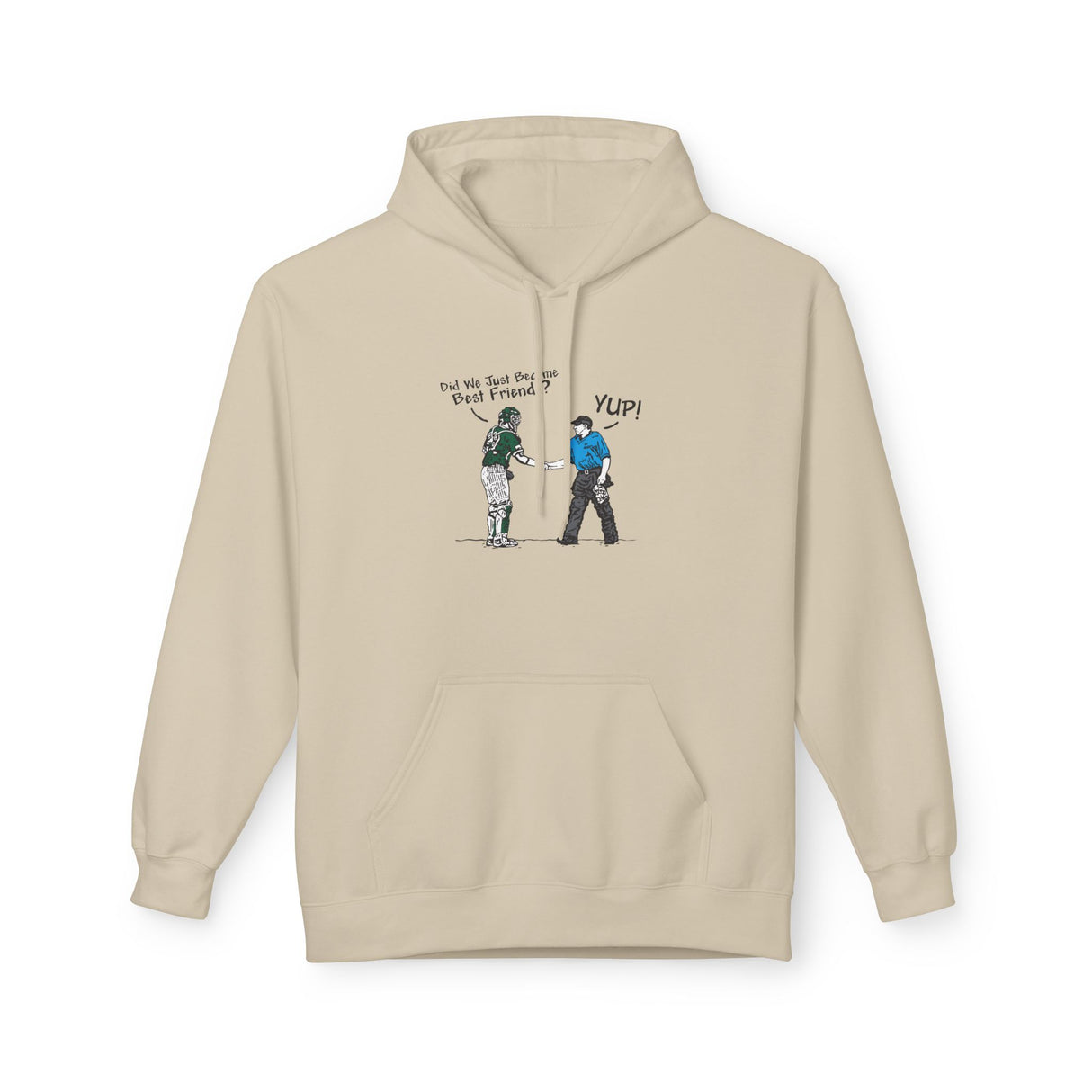 Best Friends Unisex Hoodie - Sand Front