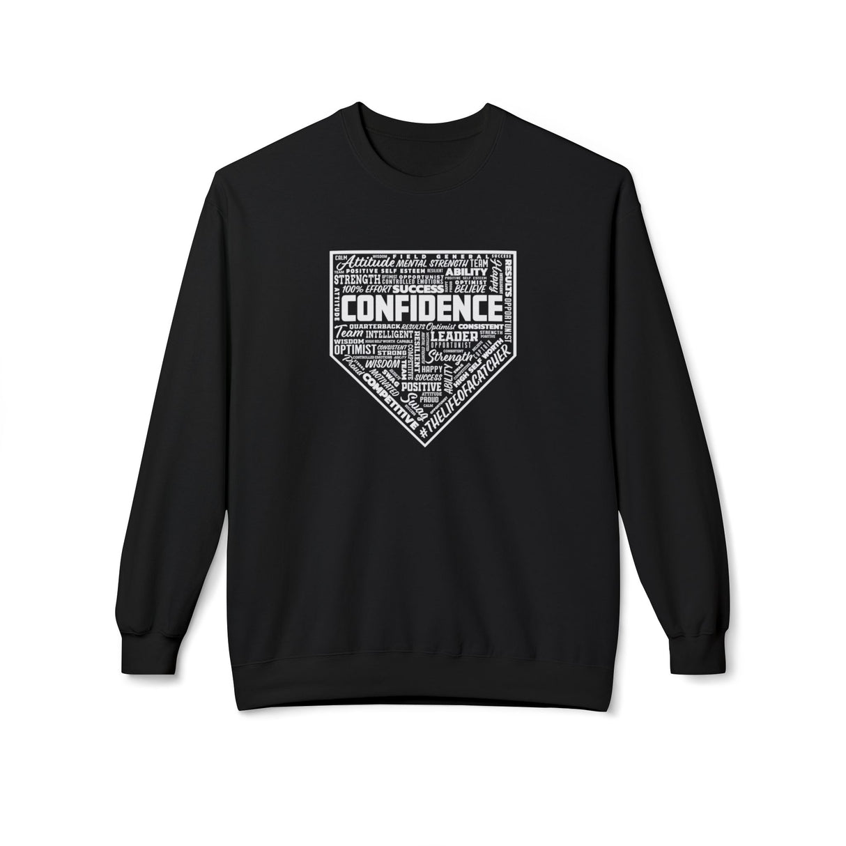 Confidence Unisex Sweatshirt - Black