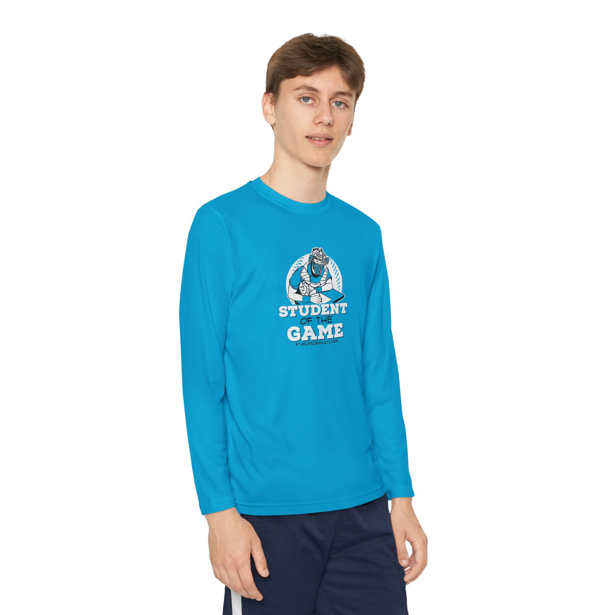 Student Of The Game Youth Long Sleeve T-Shirt boy