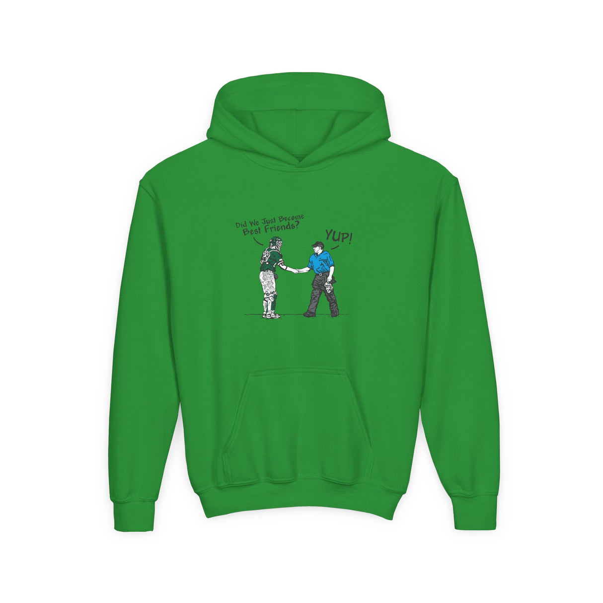 Best Friends Youth Hoodie green