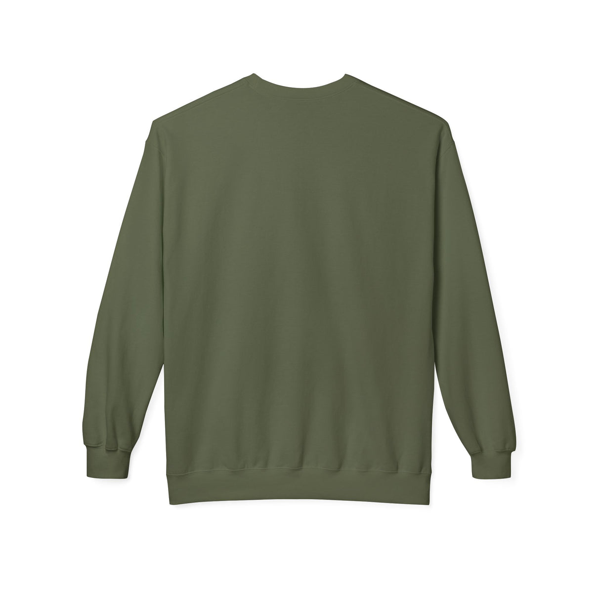 Home Plate Social Club Baseball Unisex Sweatshirt - Military Green Back