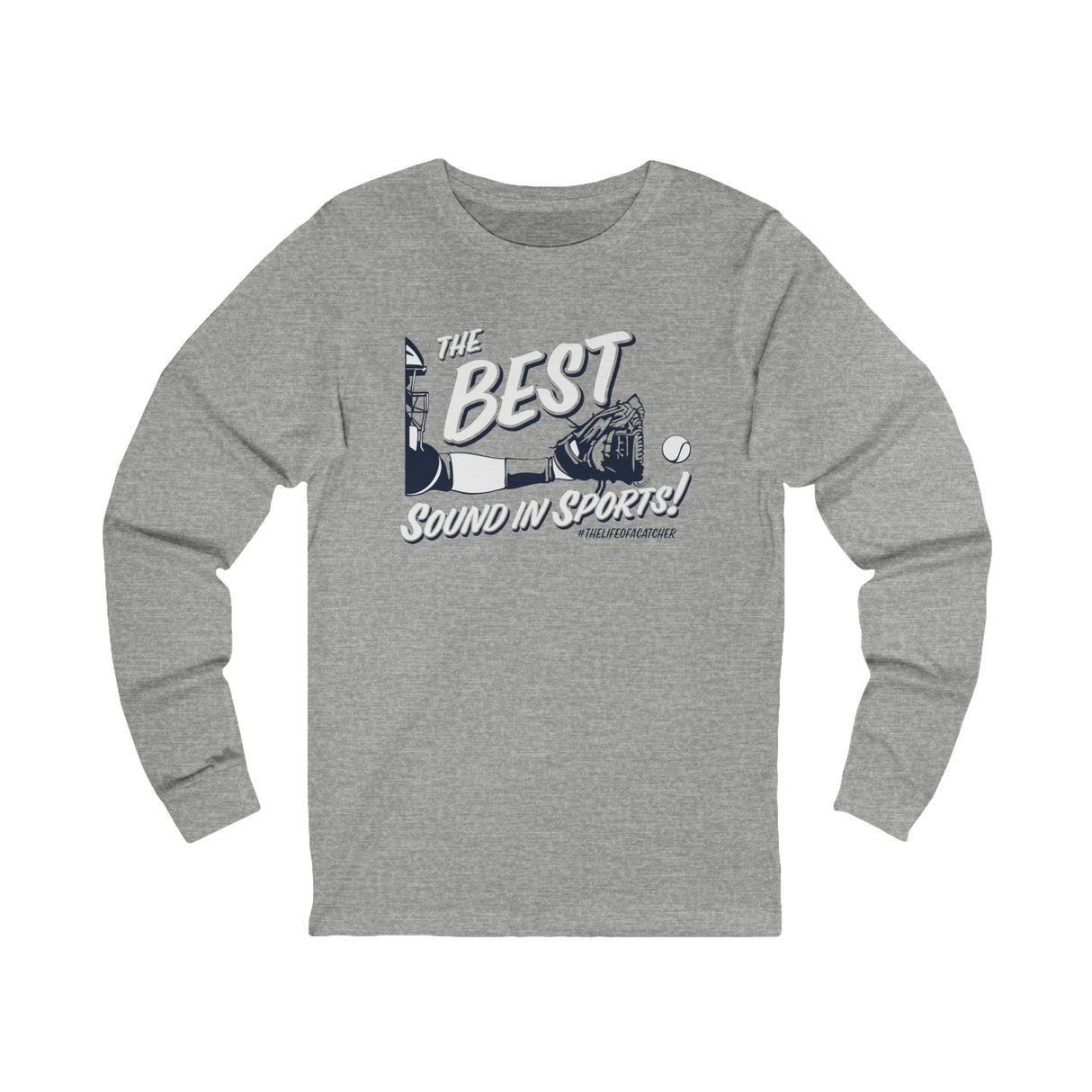 The Best Sound In Sports Unisex Jersey Long Sleeve Tee heather grey