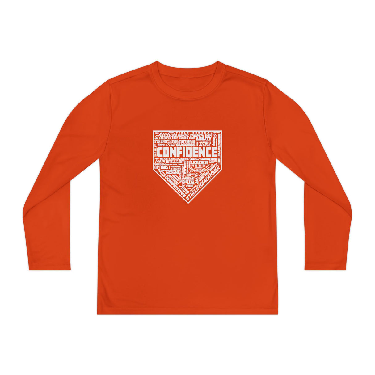 Confidence Youth Long Sleeve T-Shirt - Orange