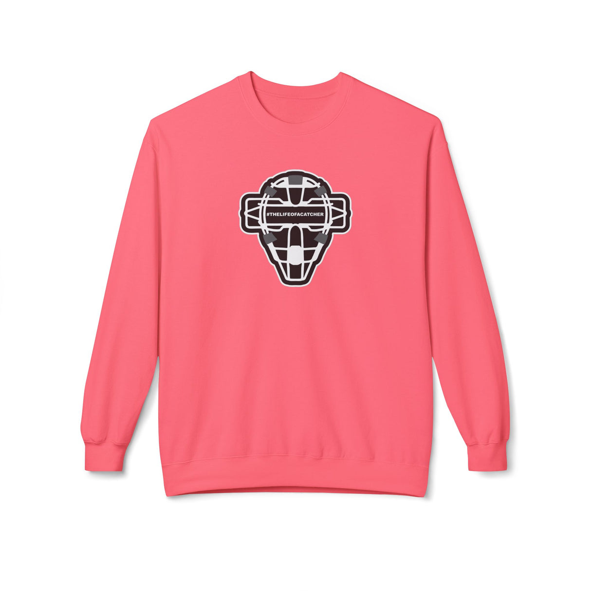 The Catching Guy Logo Mask Unisex Sweatshirt - Pink Lemonade