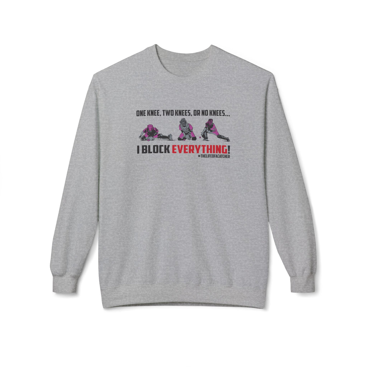 Knees Unisex Sweatshirt grey