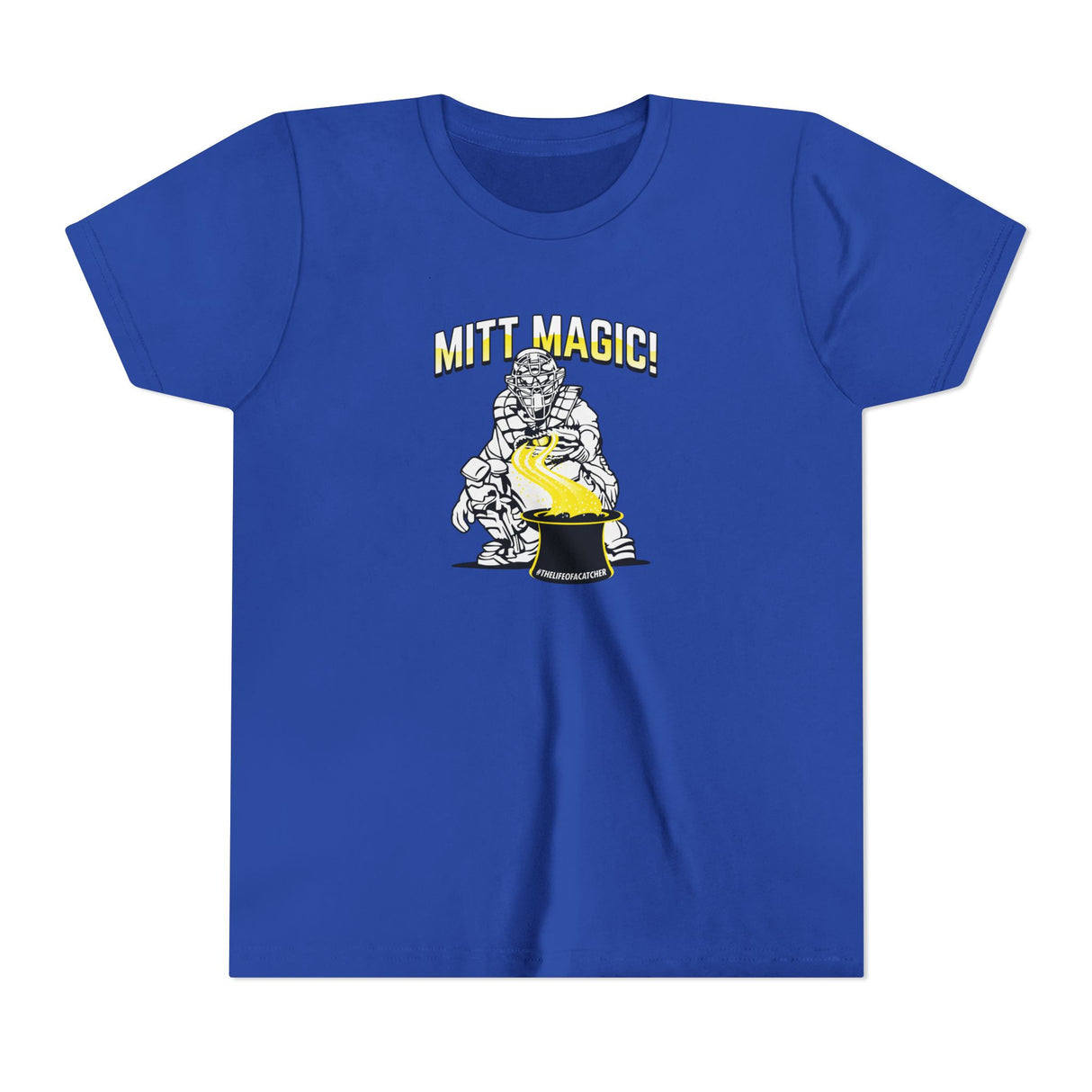 Mitt Magic Youth T-Shirt - Royal Front