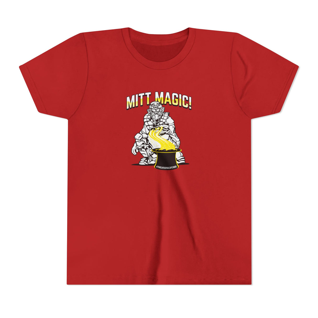 Mitt Magic Youth T-Shirt - Red