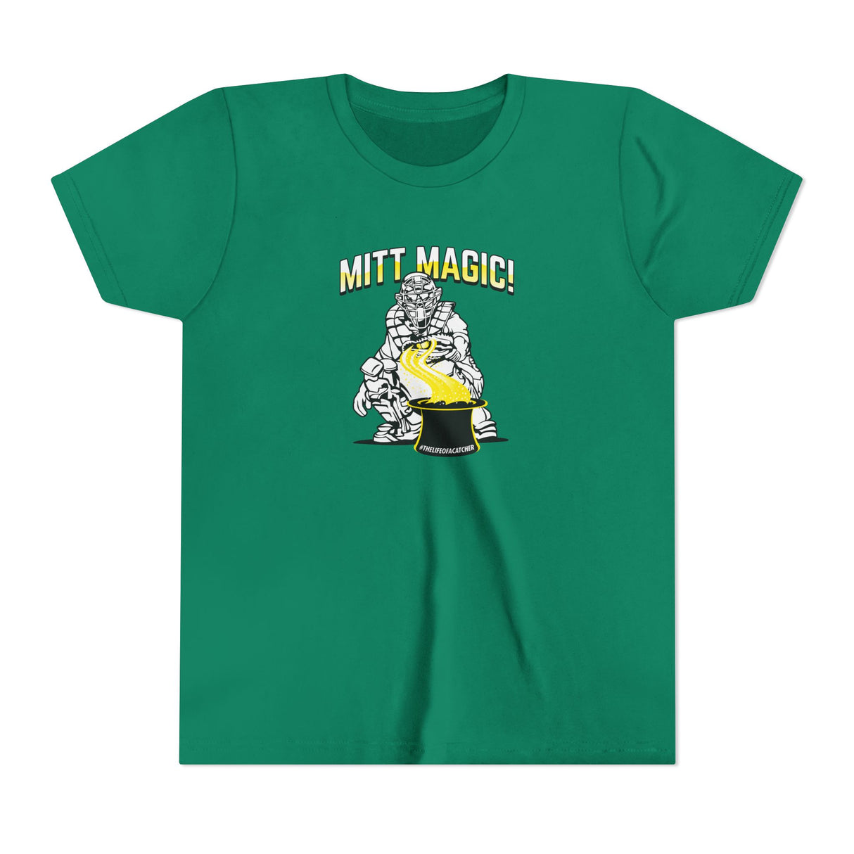 Mitt Magic Youth T-Shirt - Kelly Green