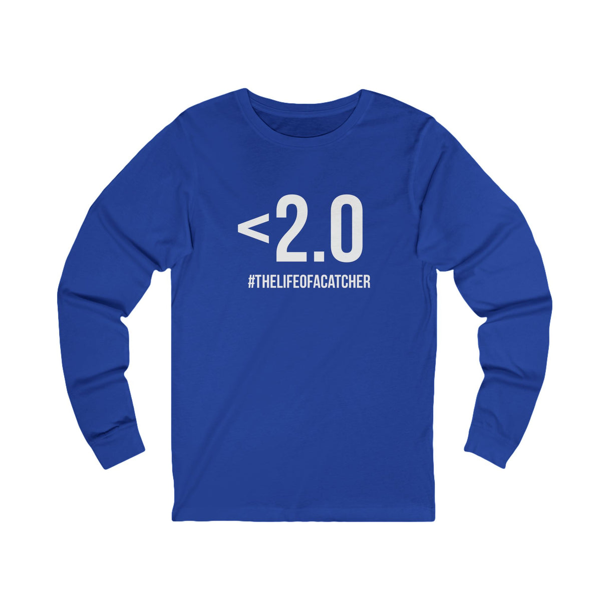 Drop Your Pop <2.0 Unisex Jersey Long Sleeve Tee - Royal