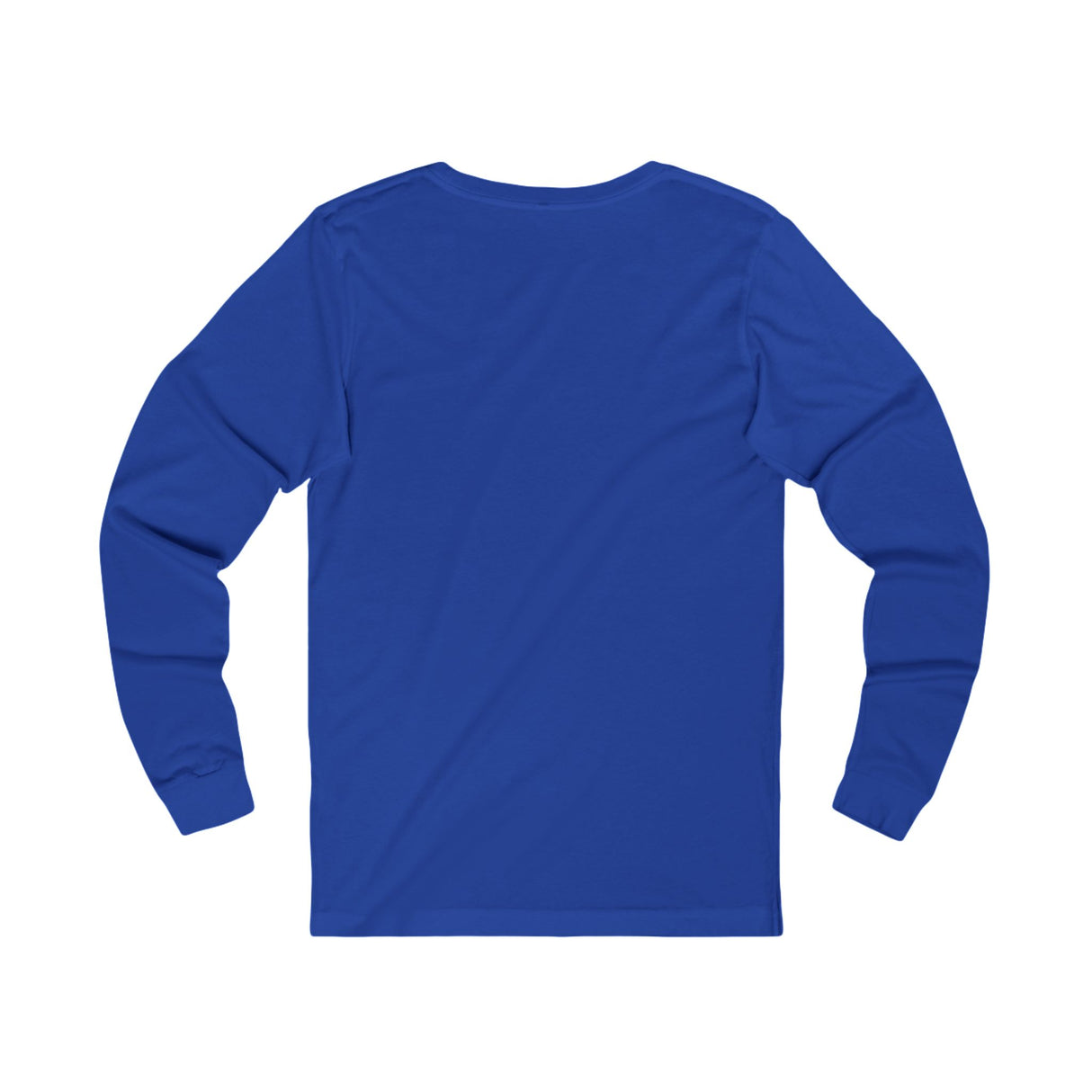 Home Plate Social Club Baseball Unisex Jersey Long Sleeve Tee - Royal Back