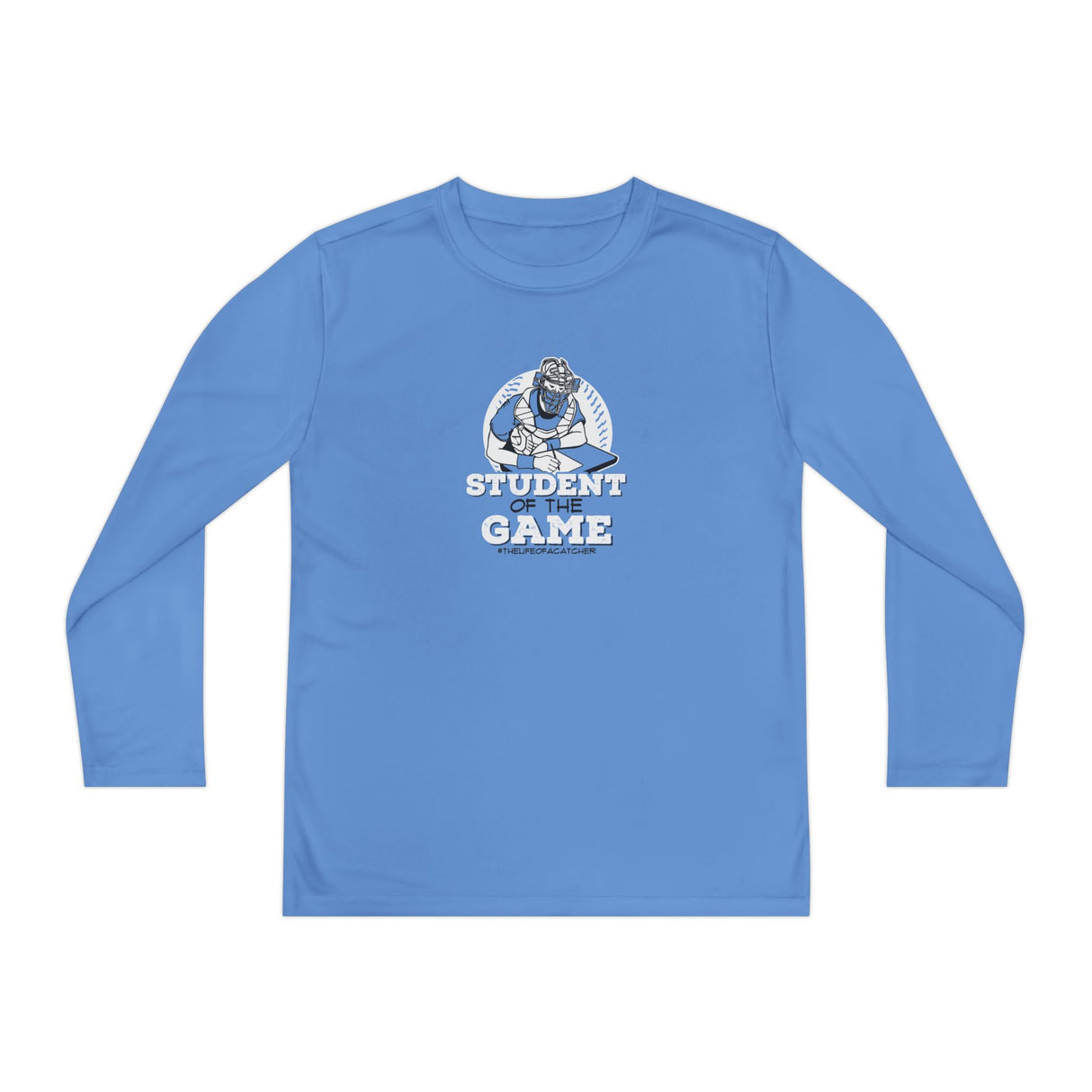 Student Of The Game Youth Long Sleeve T-Shirt carolina blue