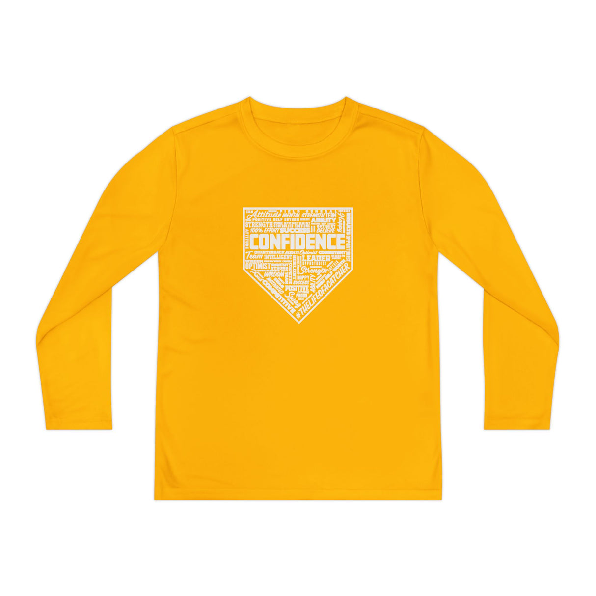 Confidence Youth Long Sleeve T-Shirt - Gold