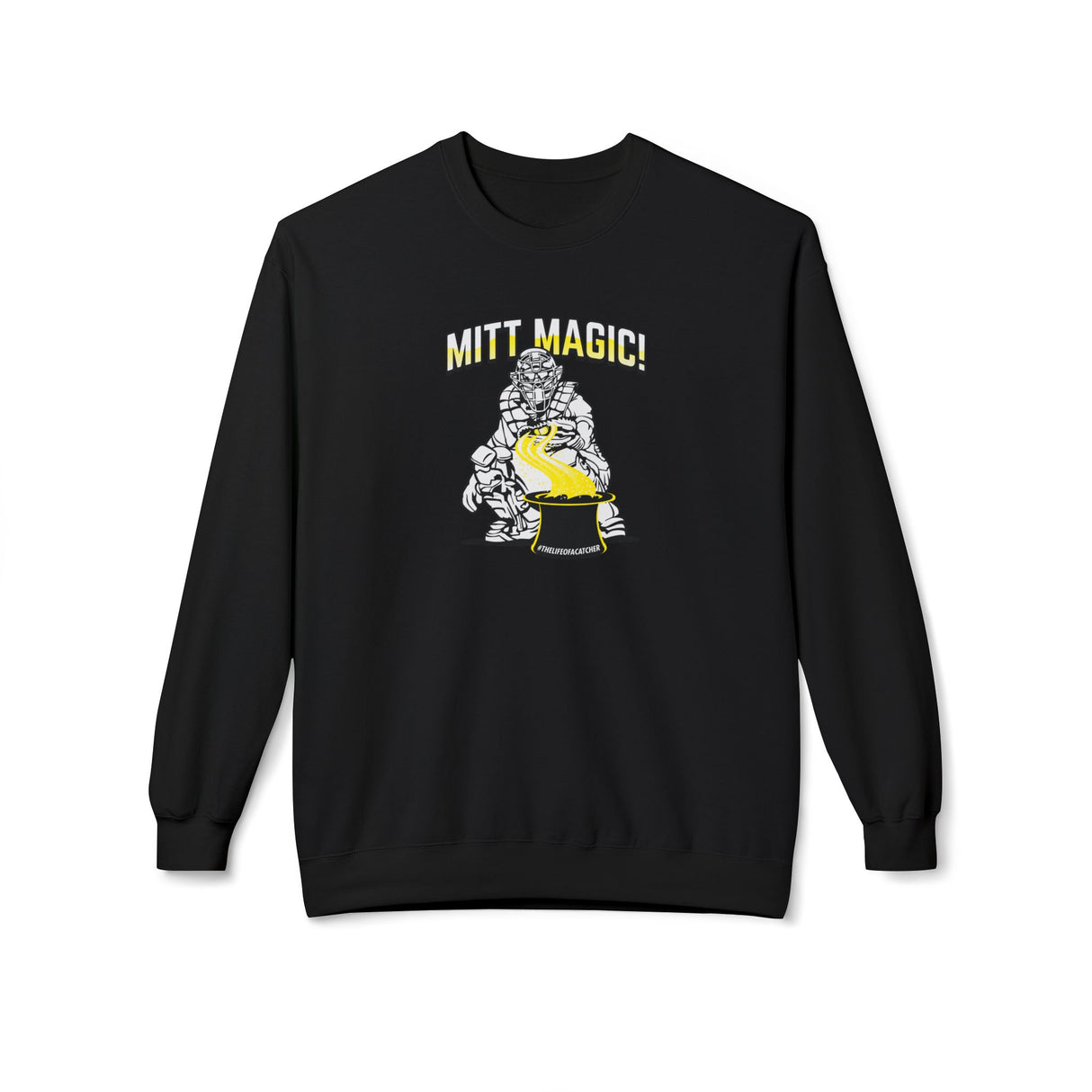 Mitt Magic Unisex Sweatshirt - Black